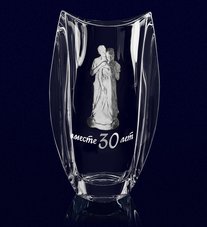 Ваза подарочная "30 ЛЕТ ВМЕСТЕ "