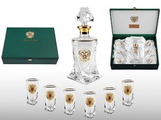 Набор для водки с графином «ИСТЕБЛИШМЕНТ GOLD»