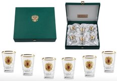 Набор стопок для водки «GOLD RUSSIA»