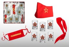 Набор для вечеринки в пионерском стиле «СОВЕТСКАЯ ВЕЧЕРИНКА»