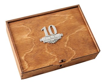 "СВАДЬБА 10" набор для виски с камнями на 10 лет свадьбы