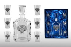 Набор для водки со штофом «ПРОКУРАТУРА»
