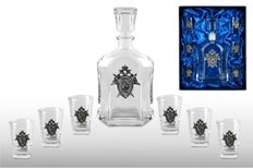 Набор для водки со штофом «СЛЕДСТВЕННЫЙ КОМИТЕТ»