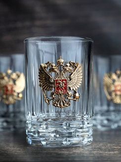 Набор стопок для водки "ЗОЛОТОЙ РЕЗЕРВ"