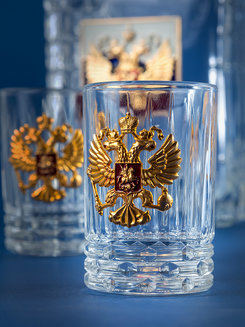 Набор для водки со штофом РОССИЙСКИЙ ТРИКОЛОР