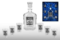 Набор для водки со штофом «БЕЛОГОРЬЕ»