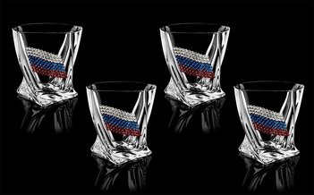Набор стаканов для виски «ТРИКОЛОР»