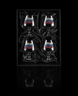 Набор бокалов для коньяка «ТРИКОЛОР»
