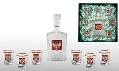 Набор для водки со штофом «ОФИЦИАЛЬНЫЙ ПРИЁМ-2»