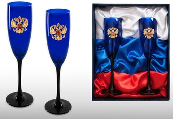 Набор бокалов для шампанского «РОССИЙСКИЙ-2»