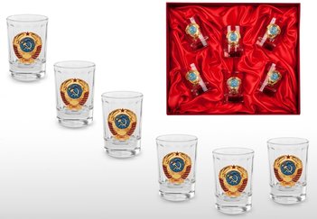 Набор водочных стопок «Граненые стопки СССР»