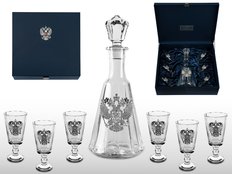 Рюмка лафитник с графином для водки «НАСЛЕДИЕ»