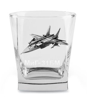 Набор стаканов для виски "МиГ-31"