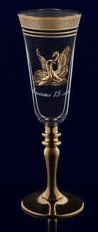 15 ЛЕТ СВАДЬБЫ подарочные фужеры для шампанского