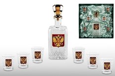 Набор для водки со штофом «ОФИЦИАЛЬНЫЙ ПРИЁМ»