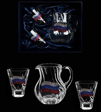 Набор для прохладительных напитков «Флаг РОССИИ»
