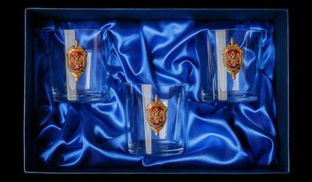 Набор стаканов для виски «ФСБ» эконом