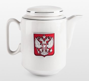 Чайный набор с подстаканником и фарфоровым чайником «ЭГОИСТ-М»