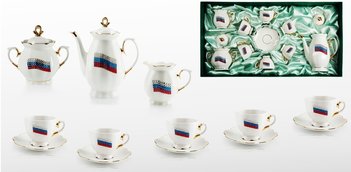 Кофейный сервиз «ТРИКОЛОР-ГРАНД»