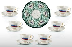 Чайный сервиз «ТРИКОЛОР»