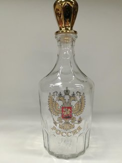 Набор для водки с графином «ГЕРБ РОССИИ»