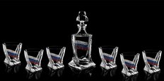 Набор стаканов для виски со штофом «ТРИКОЛОР»