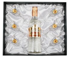 Подарочный набор под бутылку водки РОССИЙСКИЙ СТАНДАРТ GOLD